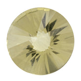 LEMON QUARTZ BOTH SIDE DIAMOND CUT ROUND 8MM 1.70CTS.