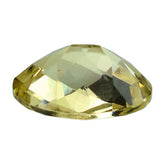 LEMON QUARTZ CHECKER CUT OVAL 10X8MM 2.20CTS.