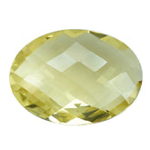 LEMON QUARTZ BRIOLETTE OVAL 18X13MM 9.05CTS.