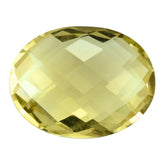 LEMON QUARTZ BRIOLETTE OVAL 14X11MM 5.33CTS.