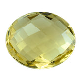 LEMON QUARTZ BRIOLETTE OVAL 12X10MM 4.01CTS.