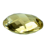 LEMON QUARTZ BRIOLETTE OVAL 12X10MM 4.01CTS.