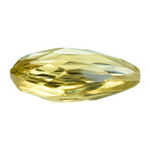 LEMON QUARTZ CONCAVE BRIOLETTE PEAR (HALF DRILL) 20X15MM 14.23CTS.