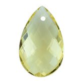 LEMON QUARTZ BRIOLETTE PEAR (FULL DRILL) 16X10MM 4.67 Cts.