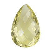 LEMON QUARTZ BRIOLETTE PEAR 15X10MM 5.14CTS.