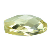LEMON QUARTZ BRIOLETTE PEAR (HALF DRILL) 12X9MM 3.47CTS.