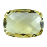 LEMON QUARTZ BRIOLETTE CUSHION 14X10MM 5.30CTS.