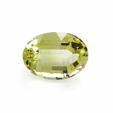 LEMON QUARTZ STEP CUT FANCY OVAL 14X10MM 6.69 Cts.