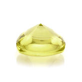 LEMON QUARTZ BUFFTOP CUSHION (GREEN GOLD) 14MM 10.45 Cts.