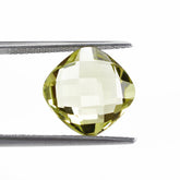LEMON QUARTZ BRIOLETTE CUSHION 12MM 6.18Cts.