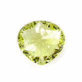 LEMON QUARTZ CONCAVE CUT BRIOLETTE PEAR (FULL DRILL) 15X14MM 9.40 Cts.