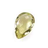 LEMON QUARTZ BRIOLETTE PEAR 15X10MM 5Cts.