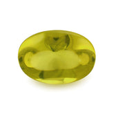 LEMON QUARTZ BUFFTOP OVAL (GREEN GOLD) 20X14MM 18.25Cts.