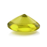 LEMON QUARTZ BUFFTOP OVAL (GREEN GOLD) 20X14MM 18.25Cts.