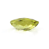 LEMON QUARTZ CHECKER CUT OVAL 13X9MM 3.9Cts.