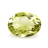 LEMON QUARTZ CUT OVAL 20X15MM 15.25Cts.