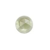 LEMON QUARTZ ROSE CUT ROUND CAB 4MM 0.25Cts.