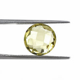 LEMON QUARTZ BRIOLETTE ROUND 11MM 4.65Cts.