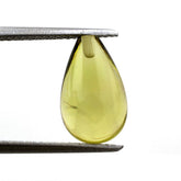 LEMON QUARTZ PLAIN DROPS (HALF DRILL) 13X8MM 5.61 Cts.