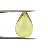 LEMON QUARTZ PLAIN DROPS (HALF DRILL) 17X12MM 15.65 Cts.