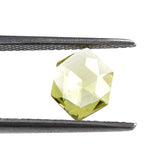 LEMON QUARTZ ROSE CUT BRIOLETTE HEXAGON 8.50X6.50MM 1.05 Cts.