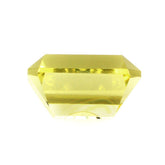 LEMON QUARTZ MIRROR CUT BUBBLY OCTAGON 12X10MM 6.53 Cts.