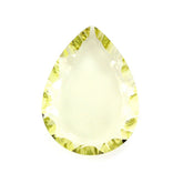 LEMON QUARTZ CONCAVE PEAR FLAT 16X12MM 5.10 Cts.