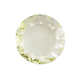 LEMON QUARTZ CONCAVE ROUND FLAT COIN 12MM 3.85 Cts.