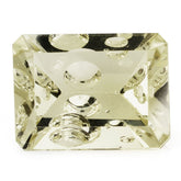 LEMON QUARTZ SUPPER BUBBLE OCTAGON (LITE) 16X12MM 10.10 Cts.