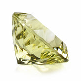 LEMON QUARTZ CONCAVE CUT ROUND 12MM 5.83 Cts.