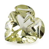 LEMON QUARTZ CARVED HEARTS 12MM 5.40 Cts.
