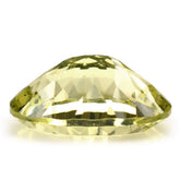 LEMON QUARTZ CONCAVE CUT OVAL 18X13MM 11.25 Cts.