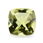 LEMON QUARTZ CUT CUSHION (GREEN GOLD) 8MM 2.03 Cts.