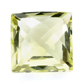 LEMON QUARTZ BRIOLETTE SQUARE (GREEN GOLD) 12MM 8.40 Cts.