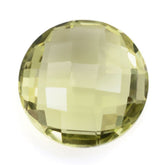 LEMON QUARTZ BRIOLETTE ROUND (GREEN GOLD) 12MM 5.43 Cts.
