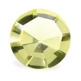LEMON QUARTZ MIRROR CUT ROUND (GREEN GOLD) 12MM 4.81 Cts.
