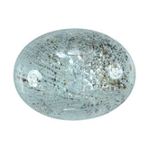 MOSS AQUAMARINE PLAIN OVAL CAB 16X12MM (TH. 6.00-6.40MM) 9.56 Cts.