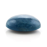 MILKY BLUE QUARTZ OVAL CAB 25X21MM 38.41 Cts.