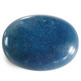 MILKY BLUE QUARTZ OVAL CAB 24X18MM 28.55 Cts.