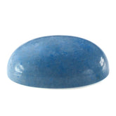 MILKY BLUE QUARTZ OVAL CAB (MEDIUM) 14X10MM 5.95 Cts.