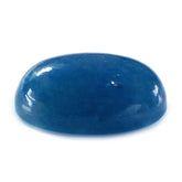 MILKY BLUE QUARTZ OVAL CAB (DARK) 14X10MM 5.85 Cts.