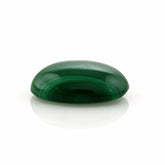 MALACHITE FLAT OVAL CAB 12X9MM 4.75 Cts.