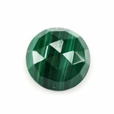 MALACHITE ROSE CUT ROUND CAB 14MM 14.05 Cts.