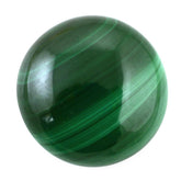 MALACHITE LENTIL ROUND 15MM 18.59 Cts.