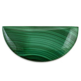 MALACHITE D SHAPE FANCY 50X24MM 61.50 Cts.