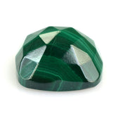 MALACHITE ROSE CUT CUSHION CAB 14MM 16.20 Cts.