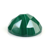 MALACHITE ROSE CUT ROUND CAB 14MM 12.80 Cts.