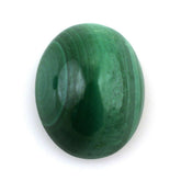 MALACHITE CAT'S EYE OVAL CAB 10X8MM 3.85 Cts.