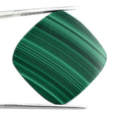 MALACHITE CUSHION PLATE 24MM 27.73 Cts.