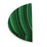 MALACHITE D SHAPE 25X15MM 7.98 Cts.